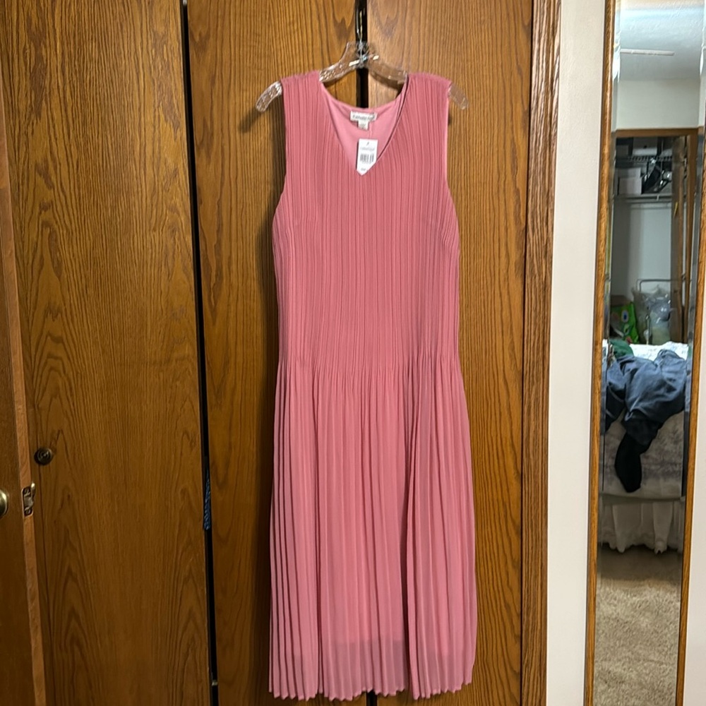 New Coldwater Creek dress Pink Clay 1x